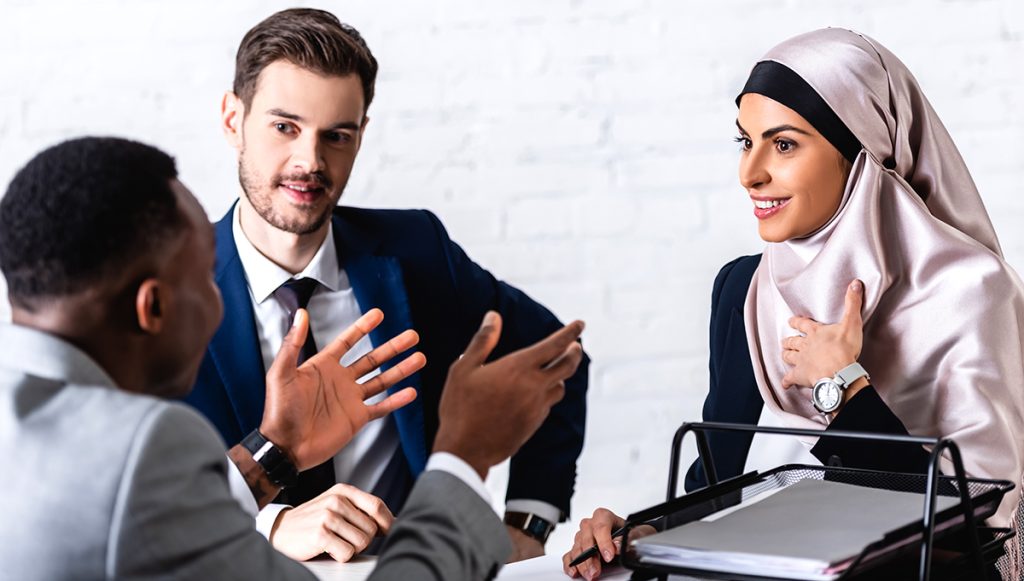 Skilled face-to-face interpreter